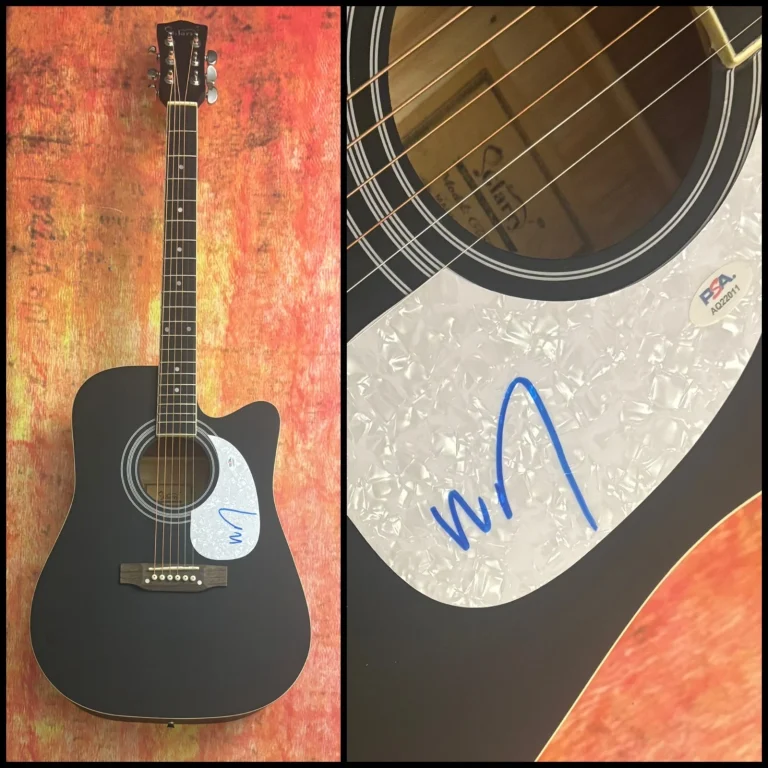PSA  The Lumineers Band  *  WESLEY SCHULTZ *  Signed 41