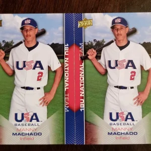 (2) 2009 UPPER DECK USA Manny Machado RC # USA-32 LOT 10 ORIOLES Super Star