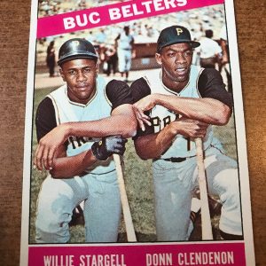 1966 Topps Set Break # 99 Willie Stargell / Don Clendenon EX-EXMINT BEAUTIFUL