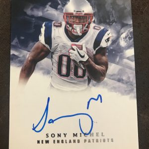 2018 Origins Rookie Auto Sony Michel New England Patriots RB Autograph