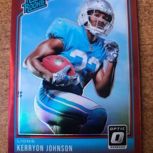 2018 Panini Donruss Optic Rated Rookie Red KERRYON JOHNSON #170 #48/99 Lions RC