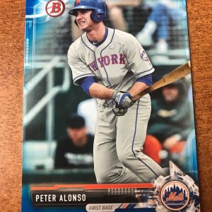 PETER ALONSO 2017 Bowman Draft Prospects BLUE Parallel #73/150 - NY Mets HOT