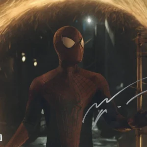 ANDREW GARFIELD SIGNED 11X14 PHOTO SPIDER-MAN NO WAY HOME AUTOGRAPH BECKETT 9