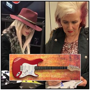 GFA Michael Jackson's Orianthi & Jennifer Batten Firmato Elettrico Chitarra COA