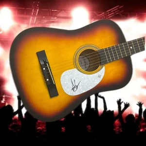 GFA Honey, Sono A Posto * ANDY GRAMMER * Chitarra Acustica Firmata Nuova COA