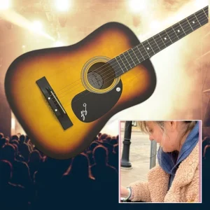 GFA Cuore Come Un Camion Lainey Wilson Firmato Acustica Chitarra a Prova Di COA