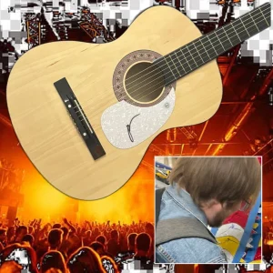 Chitarra Acustica Firmata Di Patrick Stump Dei Fall Out Boy FOB PROVA COA