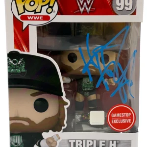 Triple H HHH Signed WWE Funko 99 Wrestling Authentic Autograph Beckett