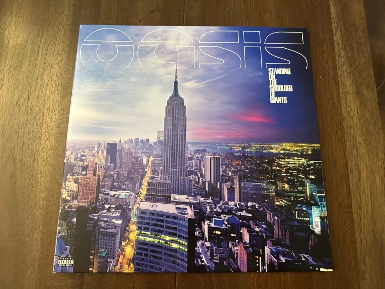 OASIS - STANDING ON THE SHOULDER OF GIANTS VINYL LP /3000 BLUE PURPLE SPLATTER