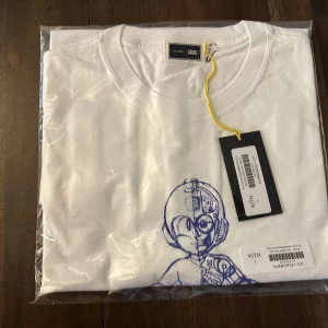 KITH X CAPCOM MEGA MAN T TEE SHIRT WHITE SIZE L LARGE IN HAND NWT NEW SKETCH
