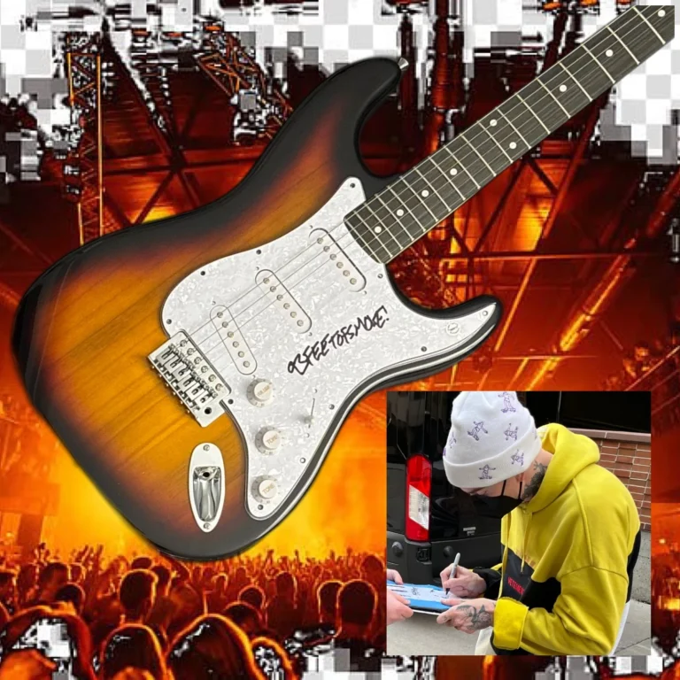 GFA Marciel Bummer Album * 93FEETOFSMOKE * Signed Electric Guitar PROOF COA