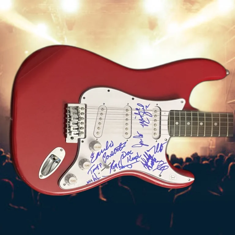 GFA  Funk Full x10 Band  * TOWER OF POWER *  Signed Electric Guitar PROOF COA