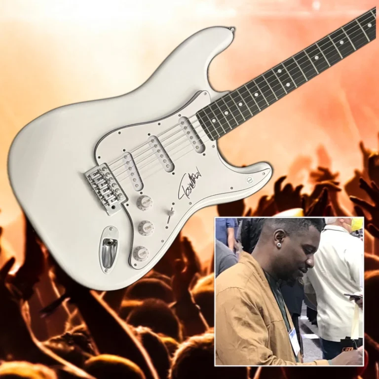 GFA  Animals as Leaders  * TOSIN ABASI *  Signed Electric Guitar PROOF COA