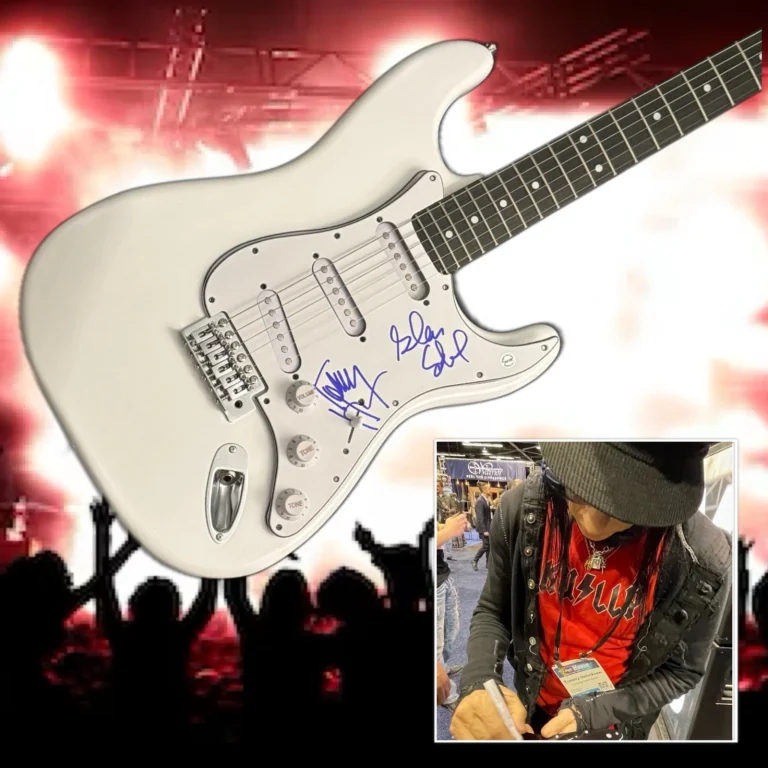 GFA Tommy & Glen Sobel  * ALICE COOPER BAND *  Signed Electric Guitar COA