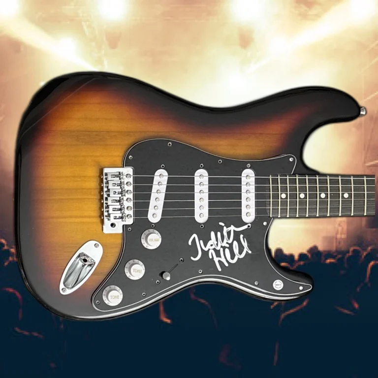 GFA Upside Back in Time  * JUDITH HILL *  Signed Electric Guitar COA