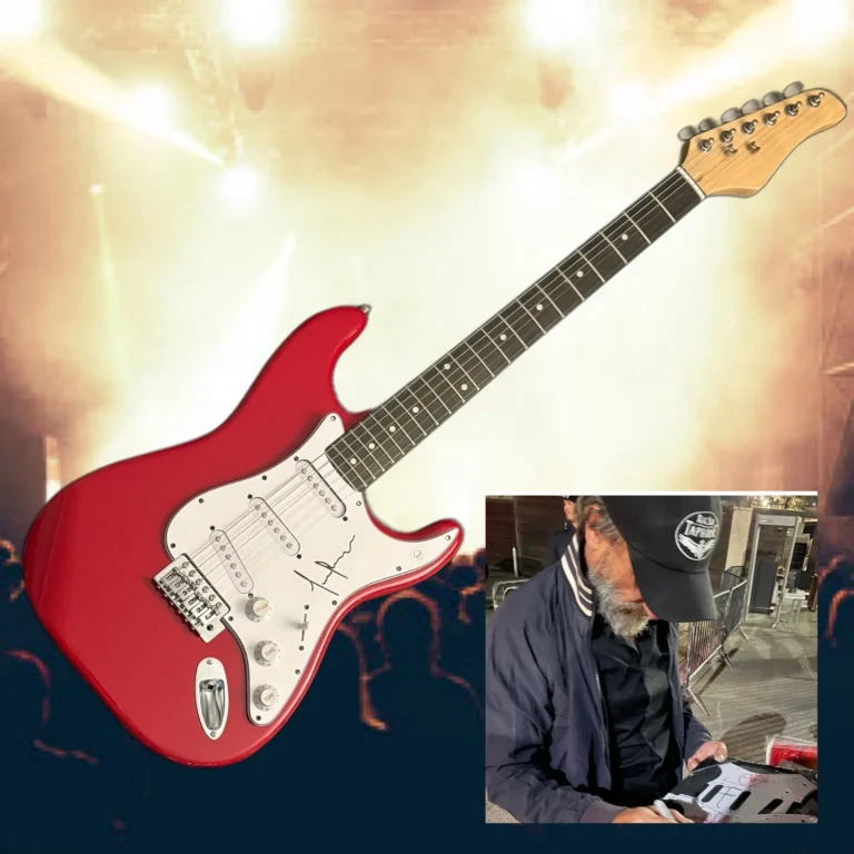 GFA  Tool Band Bassist  * JUSTIN CHANCELLOR *  Signed Electric Guitar PROOF COA