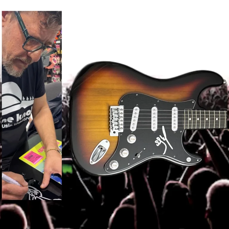 GFA Dave Matthews Band * STEFAN LESSARD *  Signed Electric Guitar PROOF COA