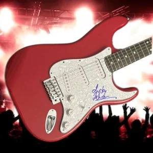 GFA Circle Jerks Drummer  * LUCKY LEHRER *  Signed Electric Guitar LA1 COA