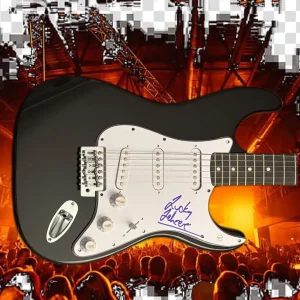 GFA Circle Jerks Drummer  * LUCKY LEHRER *  Signed Electric Guitar COA