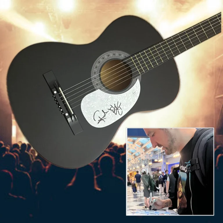 GFA Tape Deck Heart Recovery  * FRANK TURNER *  Signed Acoustic Guitar PROOF COA