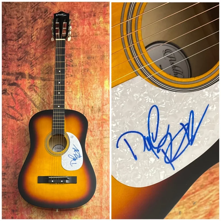 GFA Mama Can't Help You Singer * DOYLE BRAMHALL II * Signed Acoustic Guitar COA