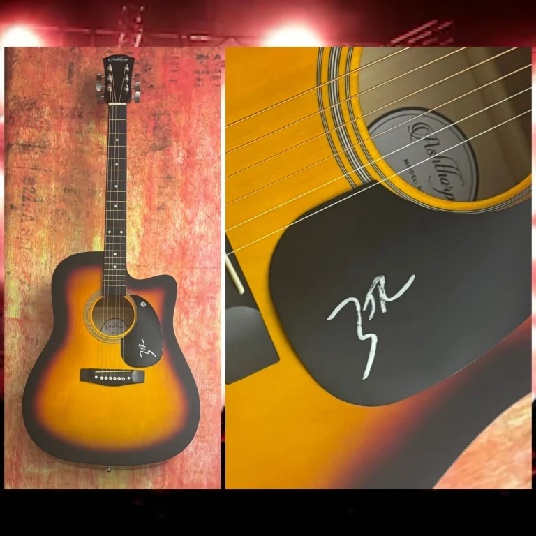 GFA  Slow Down Lose You Star  * ZACH JOHN KING *  Signed 41