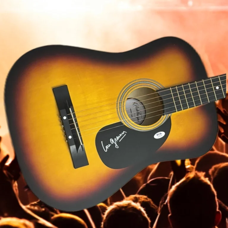 PSA Foreigner Band Ready or Not  * LOU GRAMM *  Signed Acoustic Guitar COA