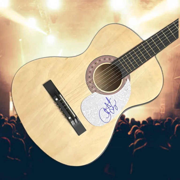 GFA Red Arrow Swim the River * CHRISTIAN LOPEZ * Signed Acoustic Guitar C4 COA