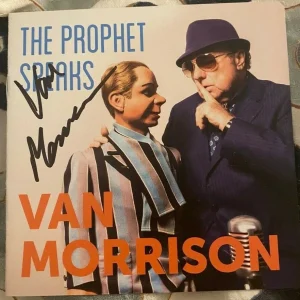 Van Morrison signed autographed The Prophet Speaks CD Booklet RARE