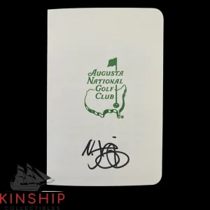 Nicolai Hojgaard signed Masters Scorecard JSA COA Augusta PGA Golf Auto Z1596