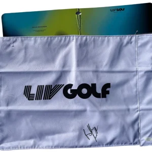 BROOKS KOEPKA SIGNED AUTOGRAPHED LIV GOLF PIN FLAG SMASH GC CHAMPION JSA