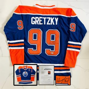 Wayne Gretzky Signed Jersey Edmonton Oilers Beckett BAS COA