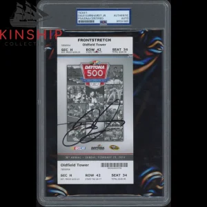 Dale Earnhardt Jr signed 2014 Daytona 500 Ticket PSA DNA Slab NASCAR Auto C5248