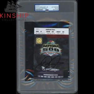 Dale Earnhardt Jr signed 2004 Daytona 500 Ticket PSA DNA Slab NASCAR Auto C5251