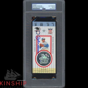 Andre Dawson signed 1991 All Star Game Ticket PSA DNA Slab HOF Baseball C5253
