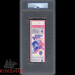 Mike Schmidt signed 1980 World Series Ticket PSA DNA Slab Phillies Auto C5260