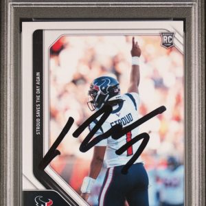 CJ STROUD SIGNED 2023 PANINI INSTANT #45 ROOKIE CARD PSA/DNA AUTO 10