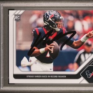 CJ STROUD SIGNED 2023 PANINI INSTANT #33 ROOKIE CARD PSA/DNA AUTO 10