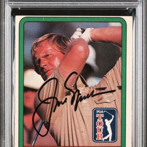 JACK NICKLAUS 1981 Donruss PGA Tour Rookie Card AUTOGRAPH PSA Cert AUTO RC HOF