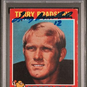 Terry Bradshaw Signed 1971 Topps #156 RC ROOKIE CARD PSA AUTO 10 PSA/DNA