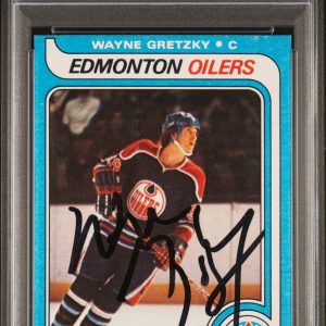 WAYNE GRETZKY SIGNED 1979 TOPPS #18 ROOKIE CARD AUTO 10 RC PSA/DNA