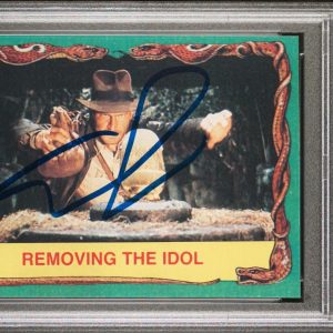 GEORGE LUCAS SIGNED 1981 TOPPS RAIDERS OF THE LOST ARK PSA/DNA AUTO 10