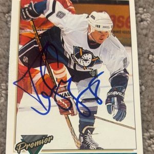 1993-94 Topps Premier Tim Sweeney signed autographed card #426 Mighty Ducks