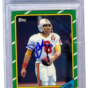 1986 TOPPS #374 STEVE YOUNG RC BUCCANEERS HOF PSA DNA AUTO 10