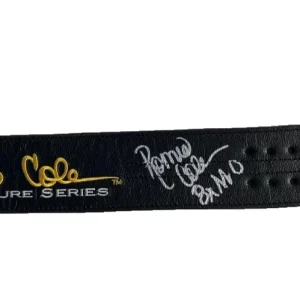RONNIE COLEMAN SIGNED WEIGHTLIFTING BELT MR O OLYMPA BODYBUILDING CHAMPION JSA