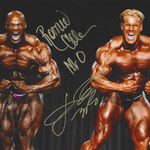 RONNIE COLEMAN JAY CUTLER SIGNED 8X10 PHOTO BODYBUILDING MR OLYMPIA O CHAMPS JSA