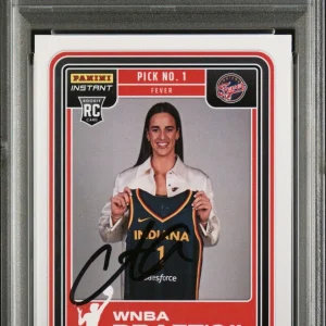 2024 Panini Instant Caitlin Clark Signed Draft Night Rookie WNBA #DN1 Auto PSA