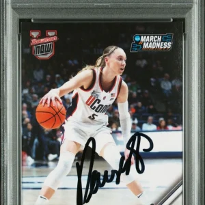 PAIGE BUECKERS SIGNED 2023 TOPPS BOWMAN NOW #3 MARCH MADNESS PSA AUTO 10