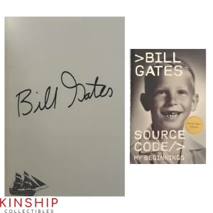 Bill Gates signed Source Code Book JSA LOA Auto Grade 10 Rare Microsoft E343