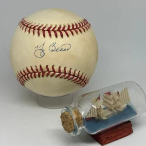 Yogi Berra signed Rawlings OAL Baseball JSA COA Yankees HOF Auto A4190
